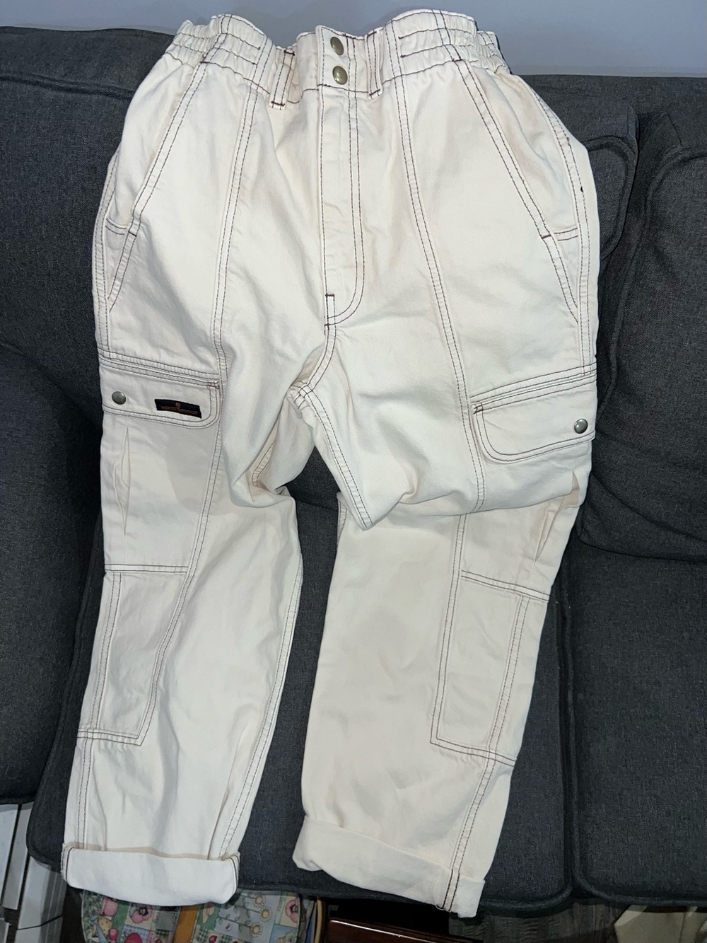 BDG Cream Cargo Pants